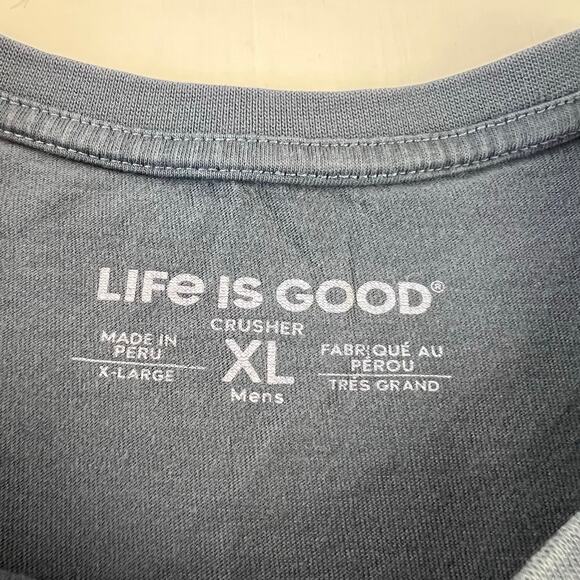 Life Is Elementally Good Short Sleeve Crusher Men's t-shirt XL Life is Good - Picture 6 of 7